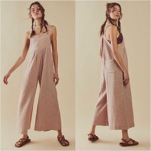 Free People Sun Drenched Overalls